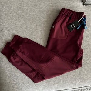 FIGS x Disney scrub pants XS in Burgundy